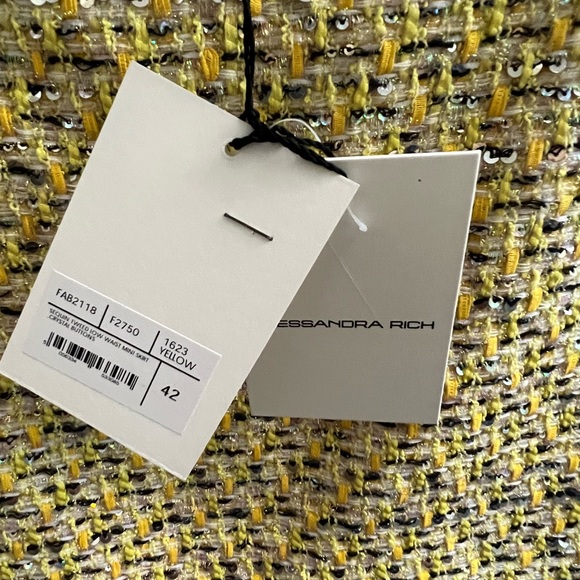 Alessandra Rich gorgeous tweed jacket size 42 - Picture 2 of 4